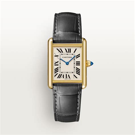 cartier gold tank watch price